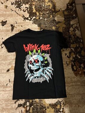 Blink-182 Black Skull Graphic Tee